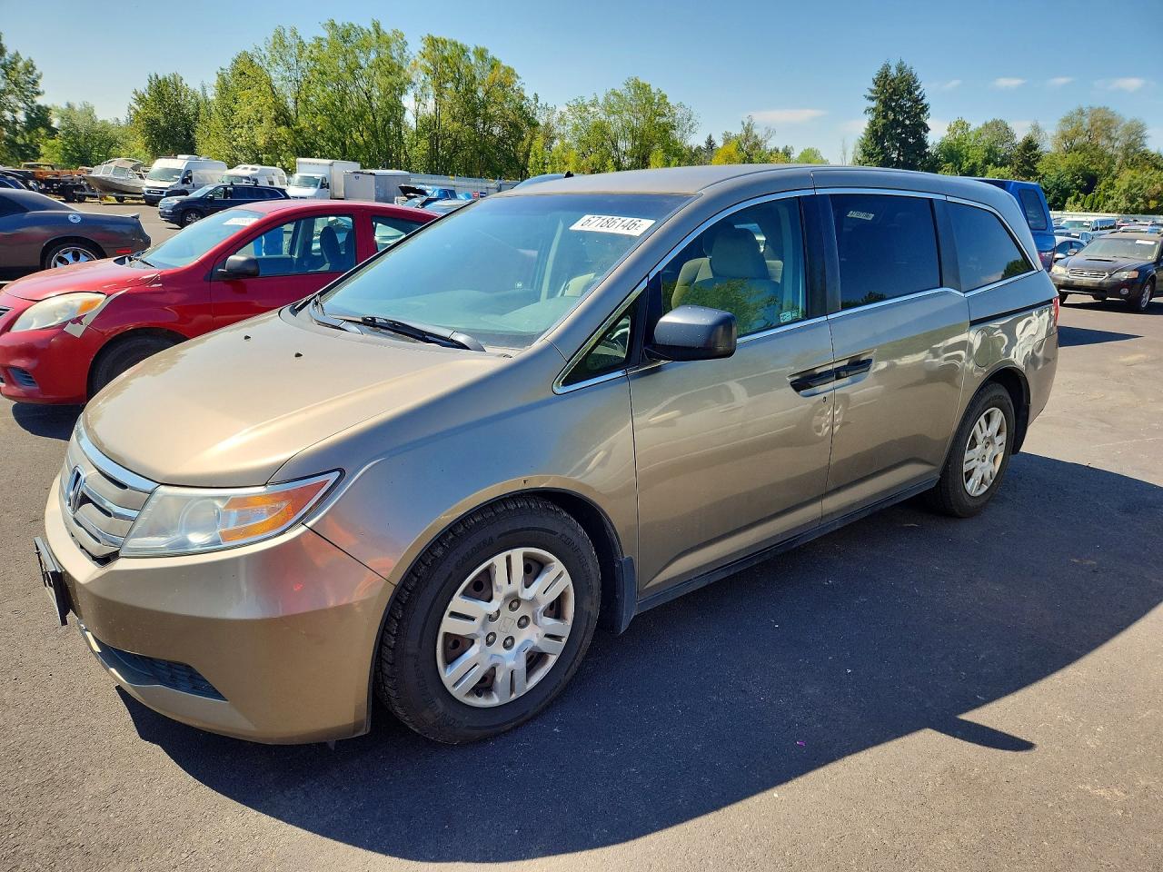 2012 HONDA ODYSSEY LX | 5FNRL5H27CB021449 | UPCARS