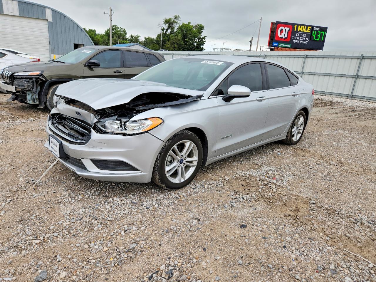 2018 FORD FUSION S HYBRID | 3FA6P0UU6JR122422 | UPCARS