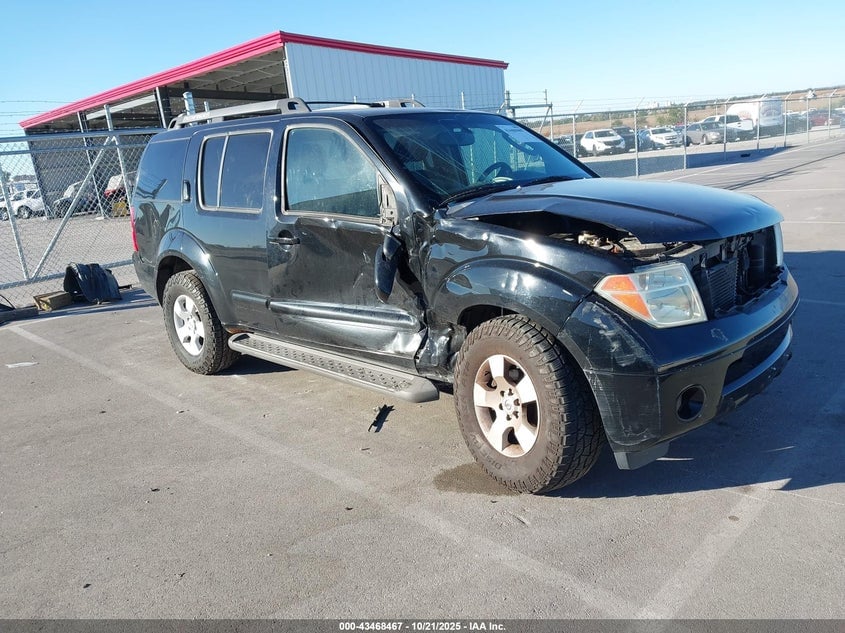 2006 NISSAN PATHFINDER SE | 5N1AR18W16C654713 | UPCARS