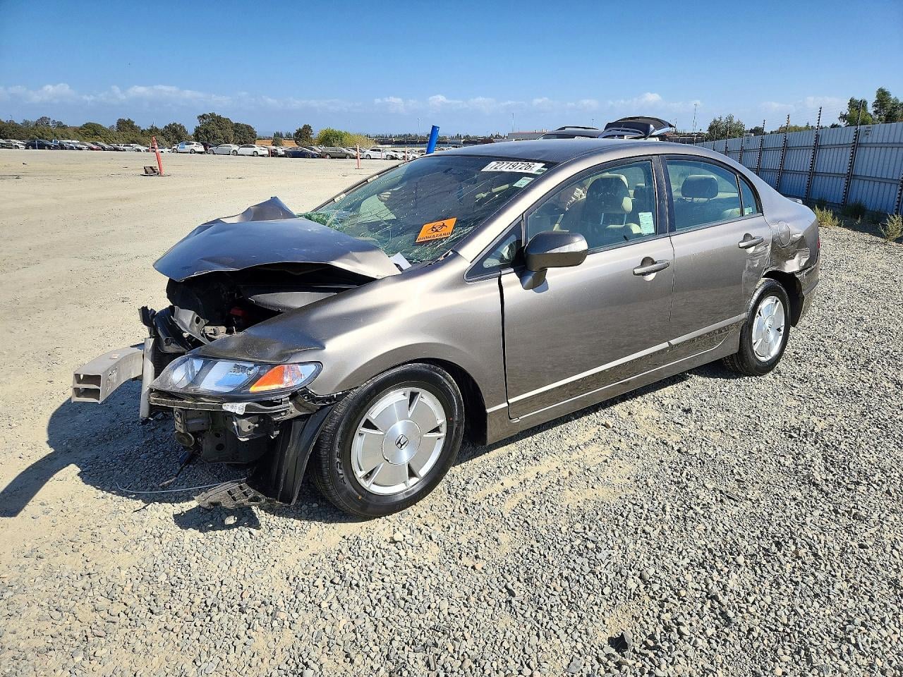 2008 HONDA CIVIC HYBRID | JHMFA36228S014272 | UPCARS