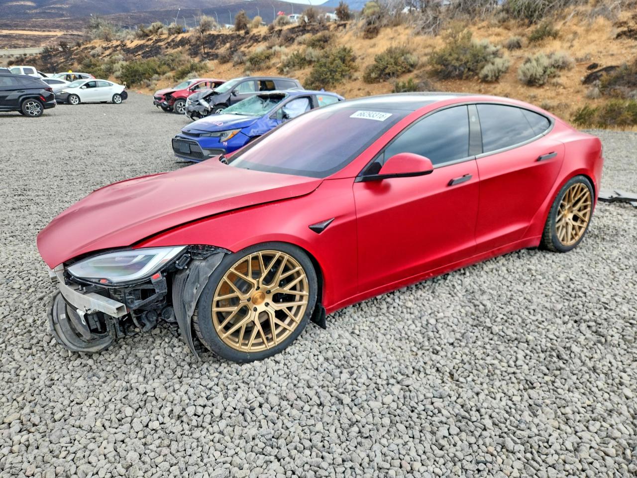 2021 TESLA MODEL S | 5YJSA1E52MF443791 | UPCARS