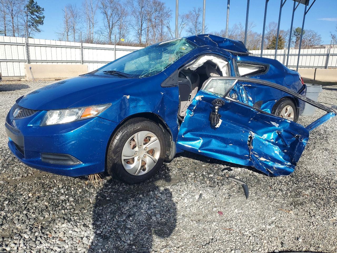 2013 HONDA CIVIC LX | 2HGFG3B57DH530968 | UPCARS