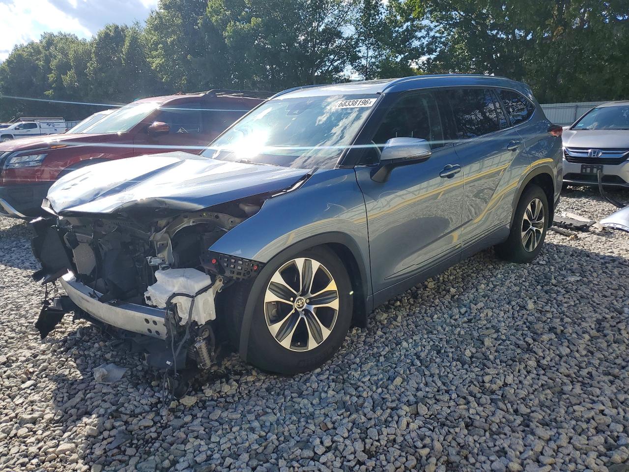 2021 TOYOTA HIGHLANDER XLE | 5TDGZRBH5MS155609 | UPCARS