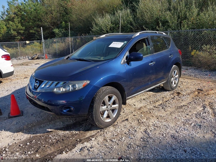 2010 NISSAN MURANO SL | JN8AZ1MU0AW019521 | UPCARS