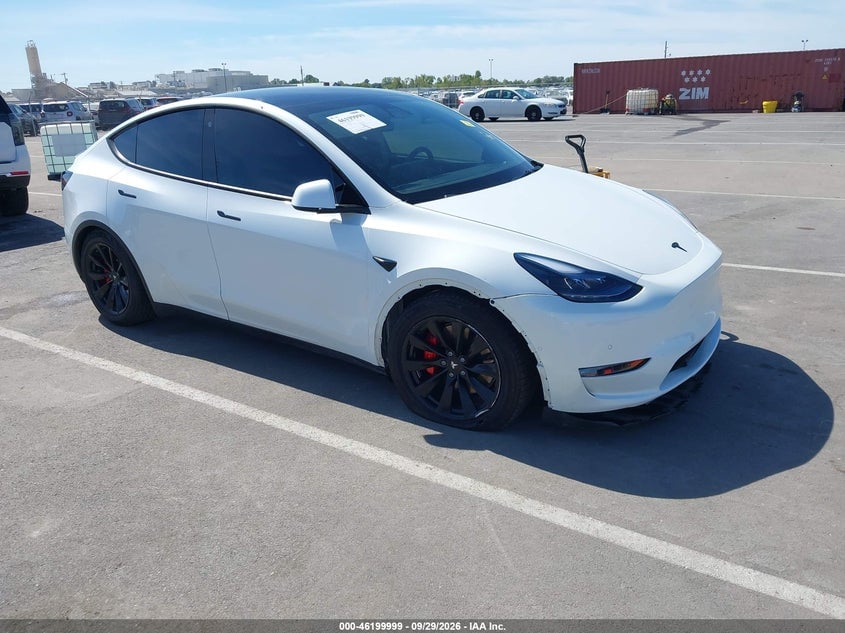 2022 TESLA MODEL Y PERFORMANCE DUAL MOTOR ALL-WHEEL DRIVE | 7SAYGDEF0NF380973 | UPCARS