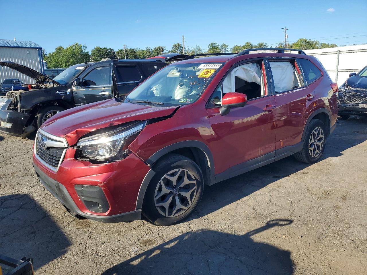 2020 SUBARU FORESTER PREMIUM | JF2SKAGCXLH439755 | UPCARS