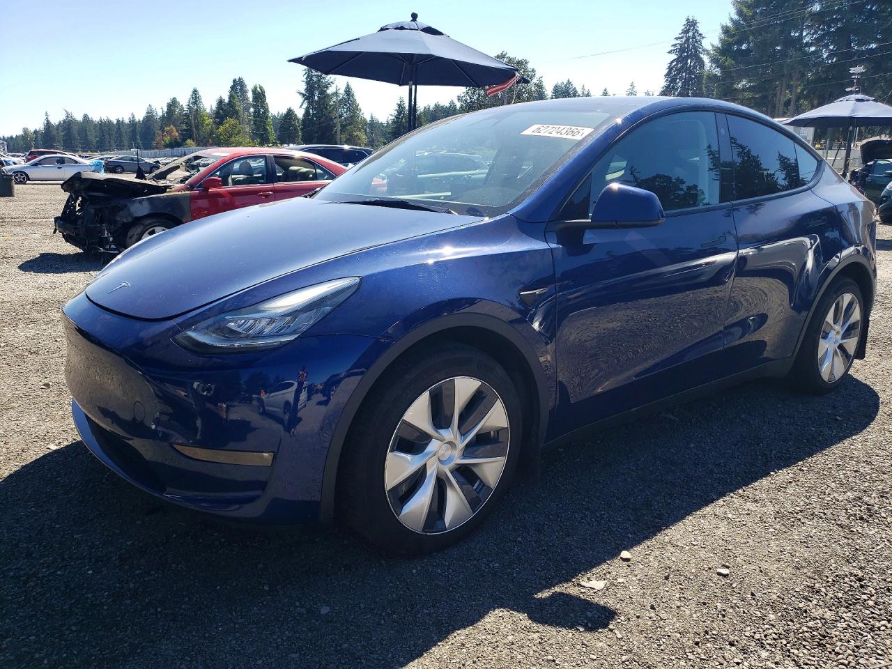 2022 TESLA MODEL Y | 7SAYGDEE0NF368717 | UPCARS
