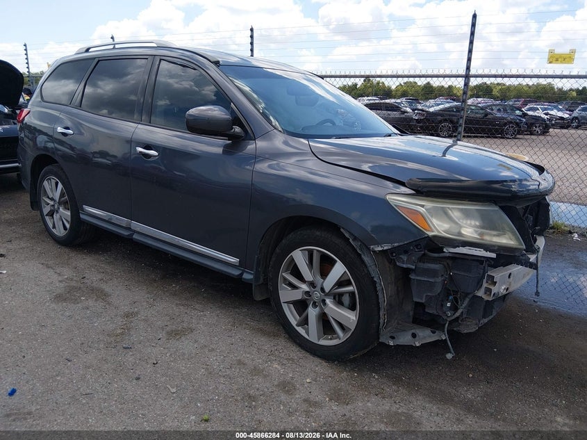 2013 NISSAN PATHFINDER PLATINUM | 5N1AR2MN1DC685184 | UPCARS