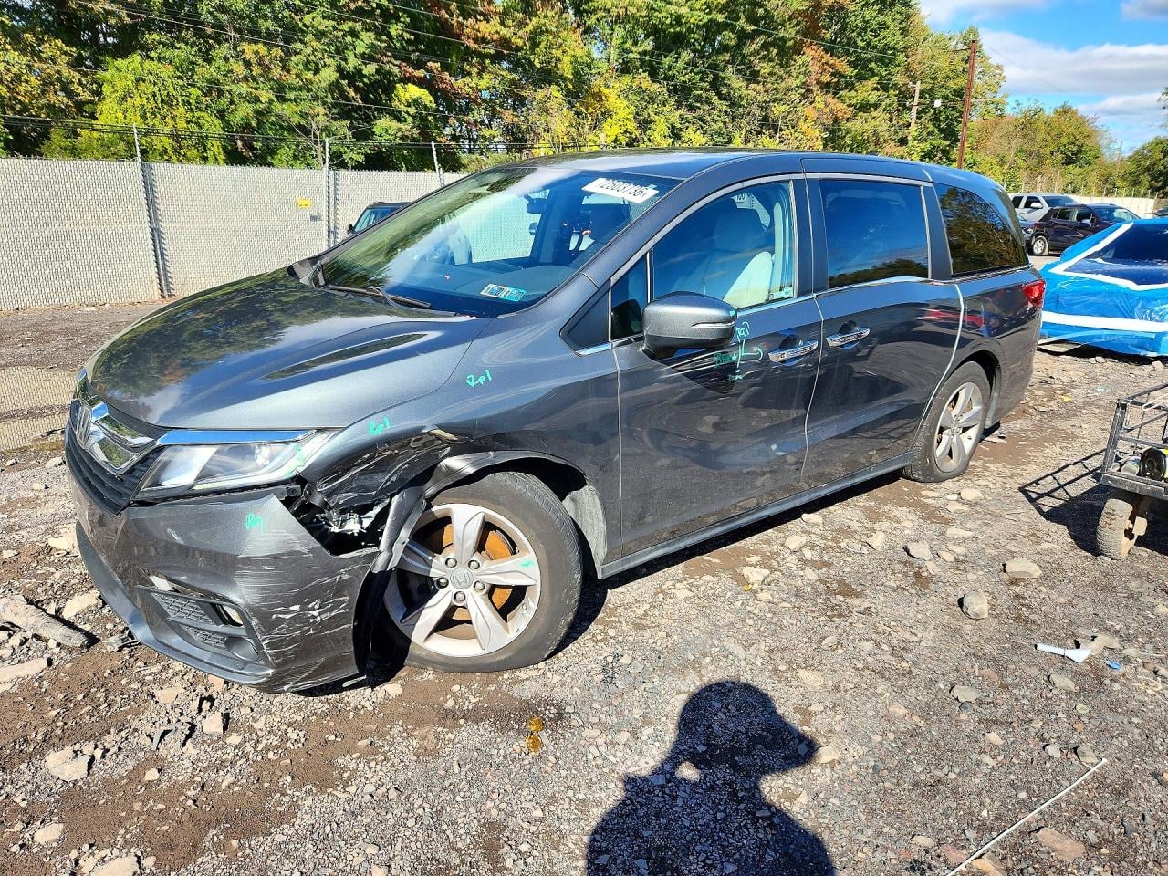 2020 HONDA ODYSSEY EX | 5FNRL6H50LB015394 | UPCARS