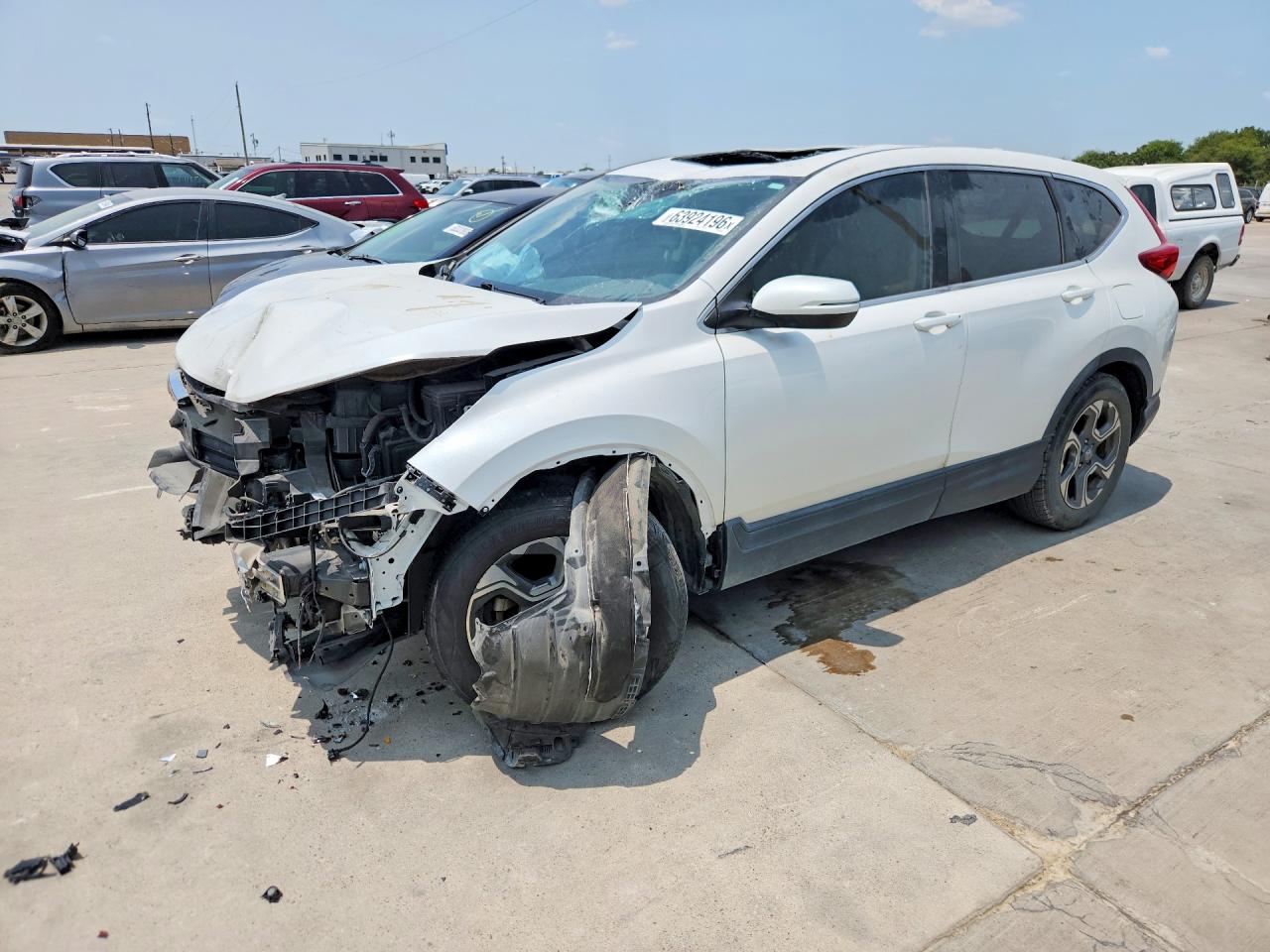 2019 HONDA CRV EXL | 5J6RW1H82KA038231 | UPCARS