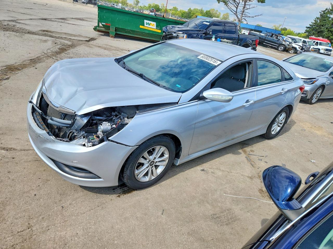 2014 HYUNDAI SONATA GLS | 5NPEB4AC3EH906508 | UPCARS