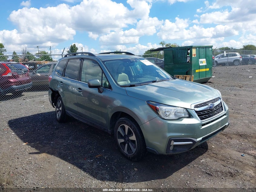 2018 SUBARU FORESTER 2.5I LIMITED | JF2SJAJC0JH601921 | UPCARS