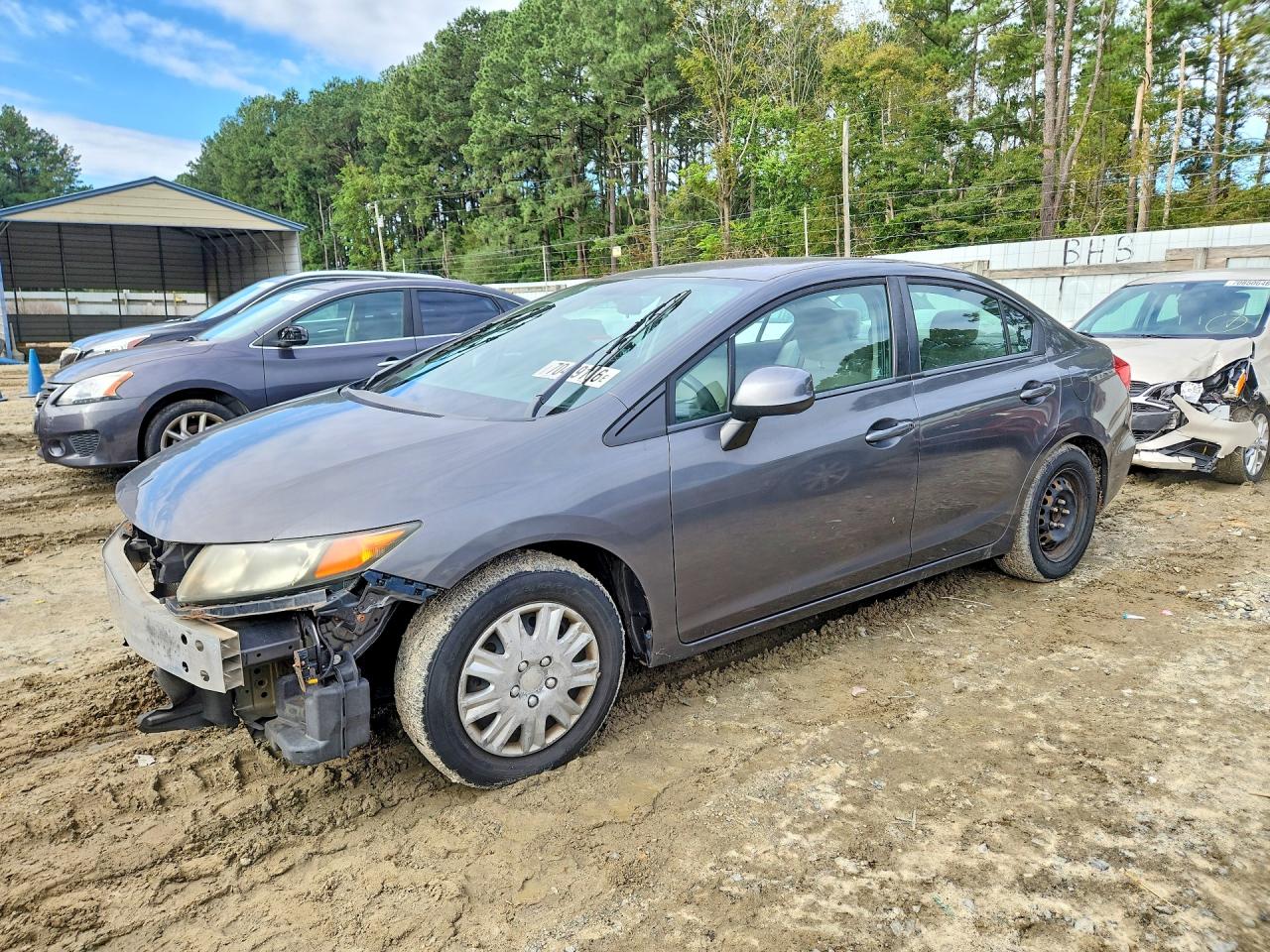 2012 HONDA CIVIC LX | 2HGFB2F53CH571924 | UPCARS