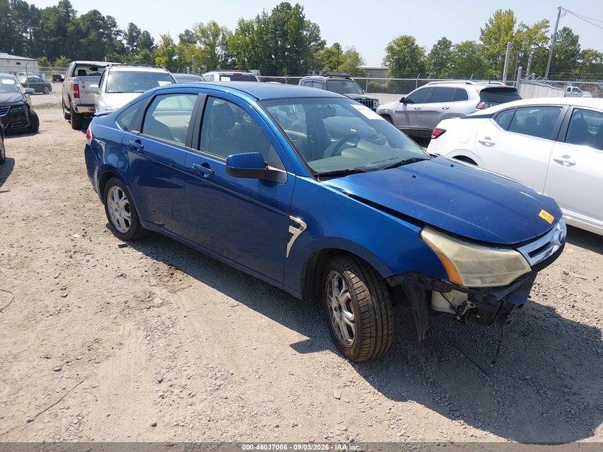 2008 FORD FOCU SE/SES | 1FAHP35N38W180092 | UPCARS