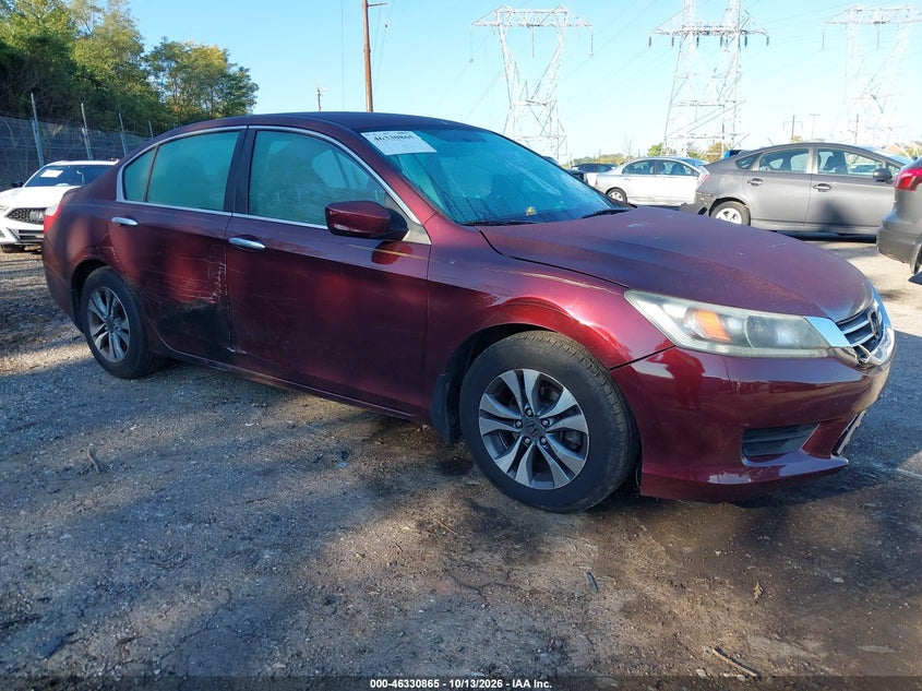2013 HONDA ACCORD LX | 1HGCR2F39DA193492 | UPCARS