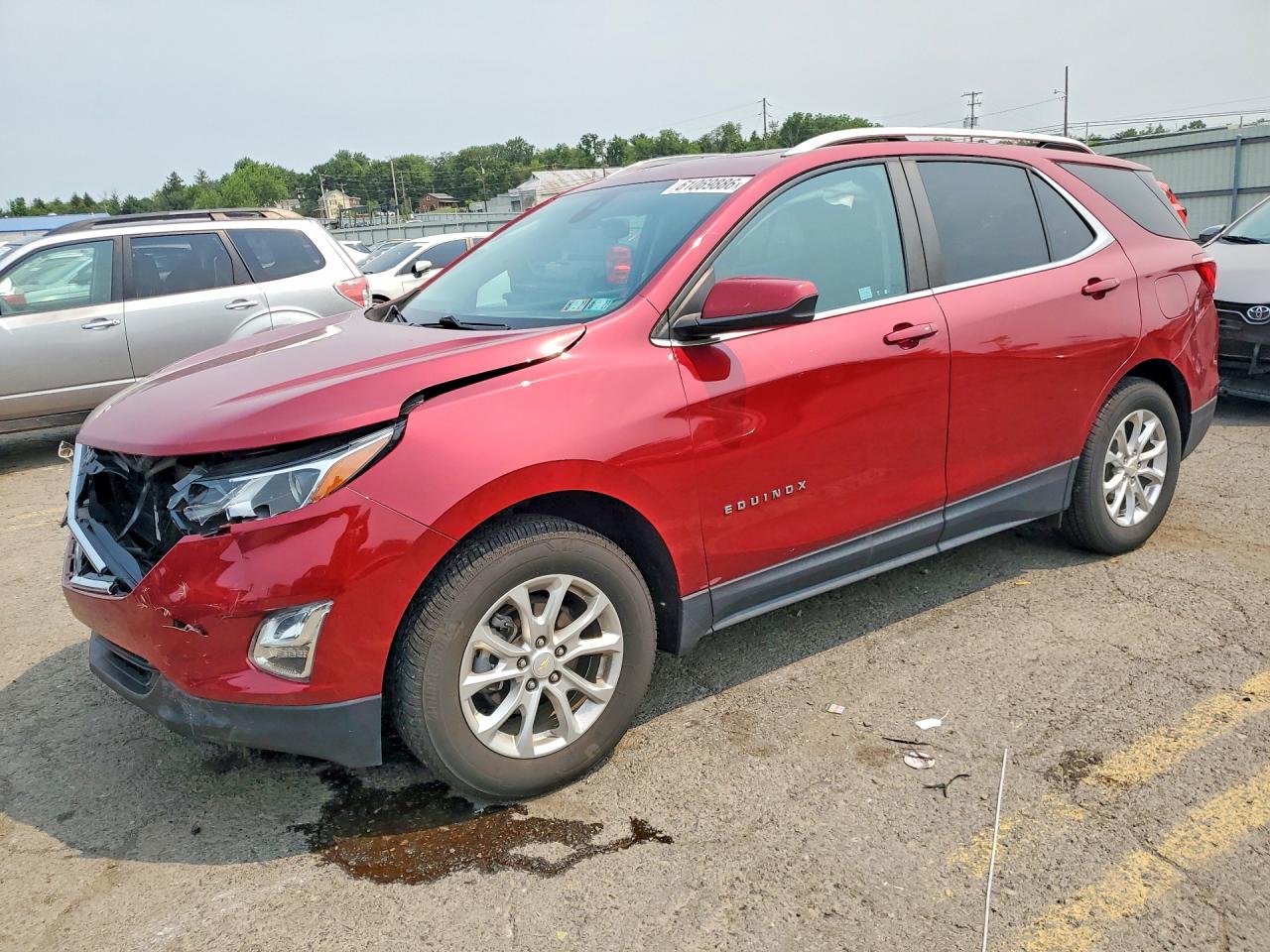 2021 CHEVROLET EQUINOX LT | 2GNAXUEV4M6155988 | UPCARS