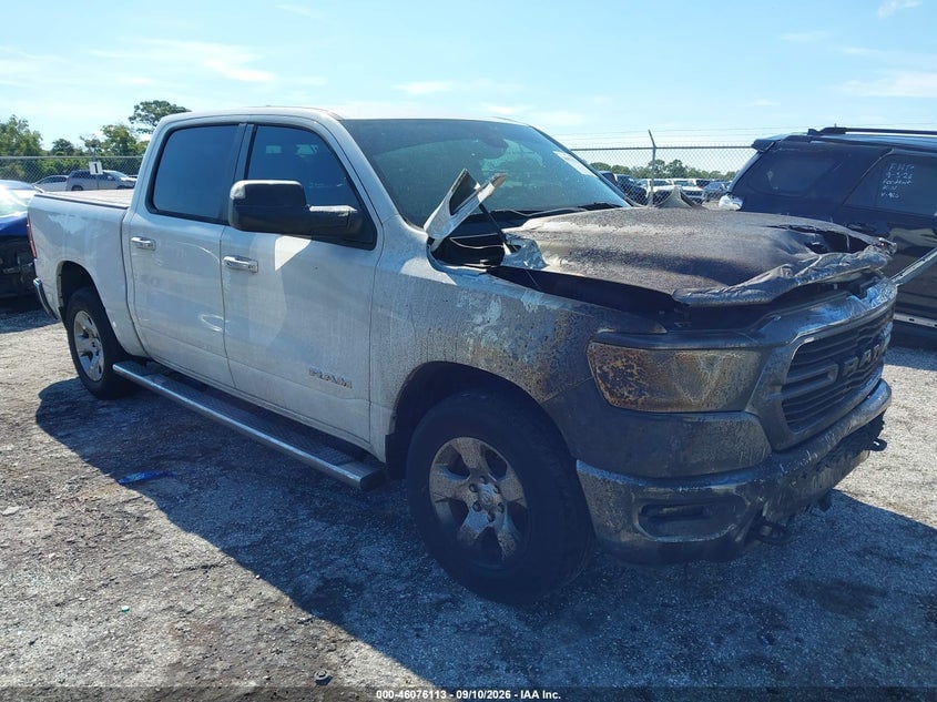 2019 RAM 1500 BIG HORN/LONE STAR  4X4 5'7 BOX | 1C6SRFFT6KN626278 | UPCARS