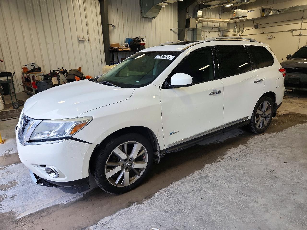 2014 NISSAN PATHFINDER SV HYBRID | 5N1CR2MM1EC660870 | UPCARS