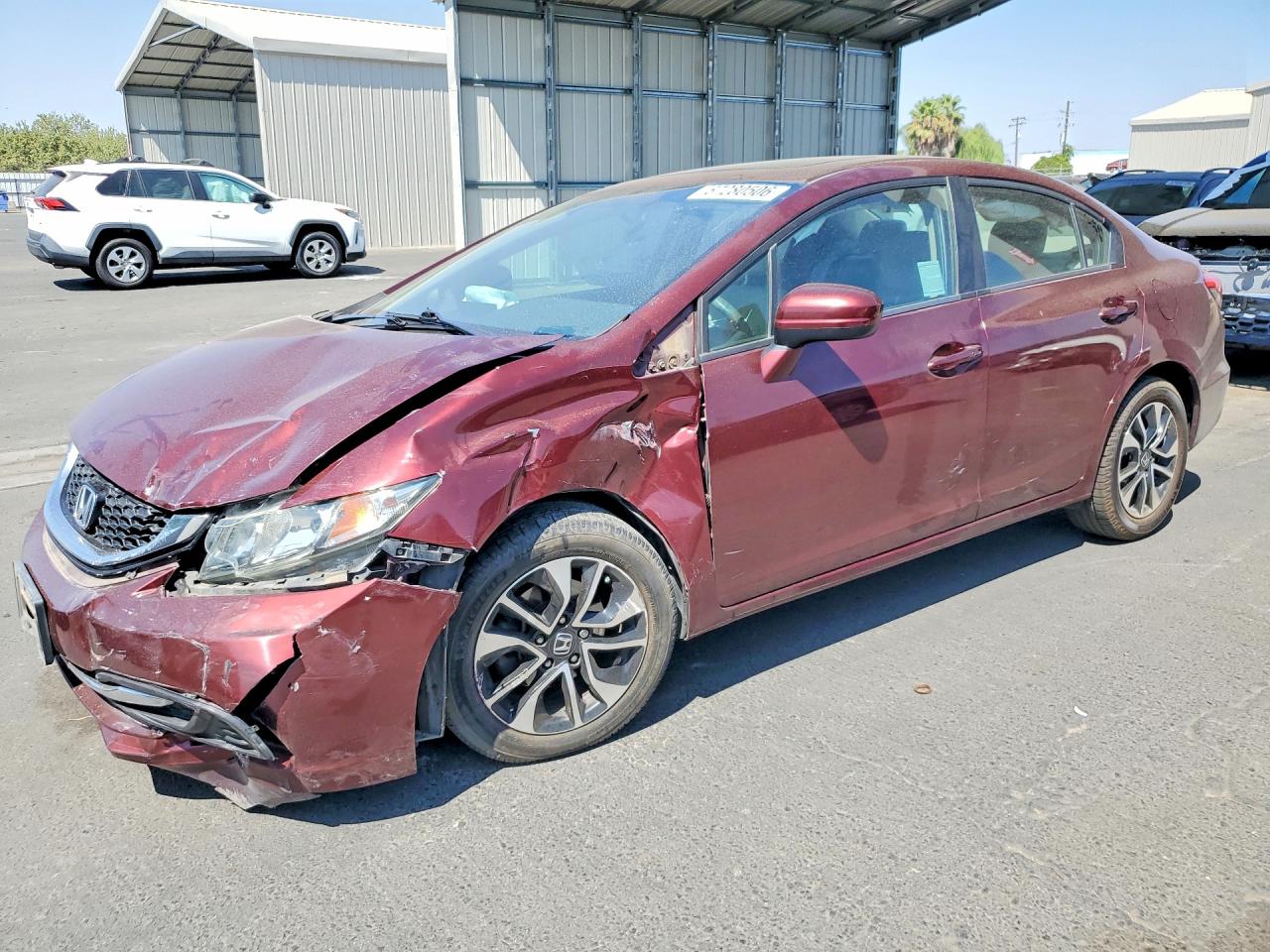 2015 HONDA CIVIC EX | 2HGFB2F89FH530048 | UPCARS