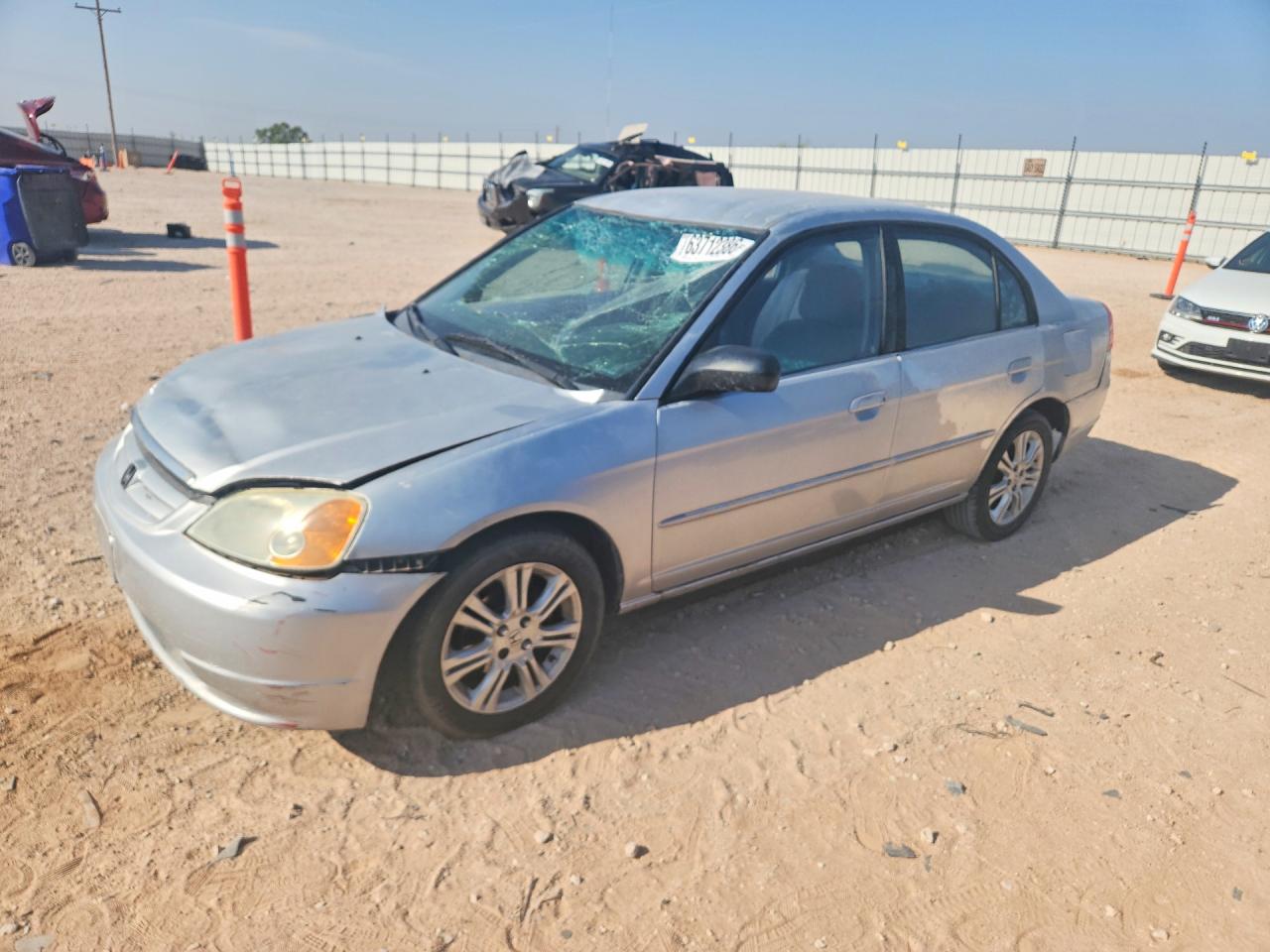 2002 HONDA CIVIC LX | 2HGES16522H511346 | UPCARS