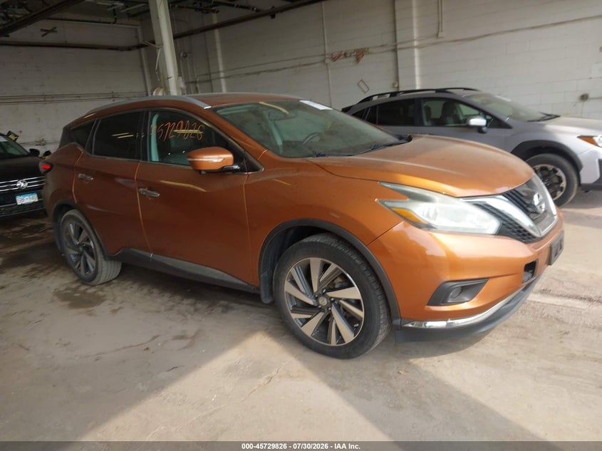2015 NISSAN MURANO PLATINUM | 5N1AZ2MG5FN277392 | UPCARS