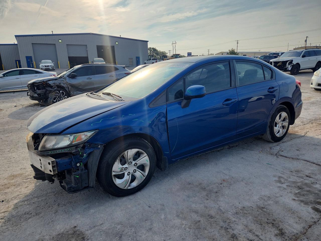 2013 HONDA CIVIC LX | 2HGFB2F55DH585468 | UPCARS