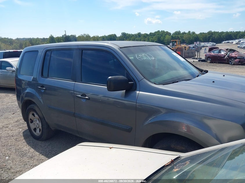 2010 HONDA PILOT LX | 5FNYF3H28AB017186 | UPCARS