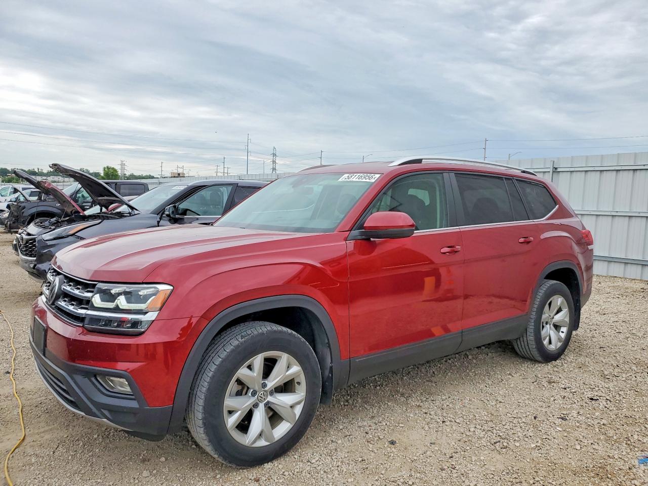 2018 VOLKSWAGEN ATLA SE | 1V2LR2CA9JC525592 | UPCARS