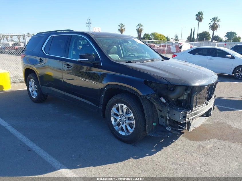 2021 CHEVROLET TRAVERSE AWD LT LEATHER | 1GNEVHKW7MJ210044 | UPCARS