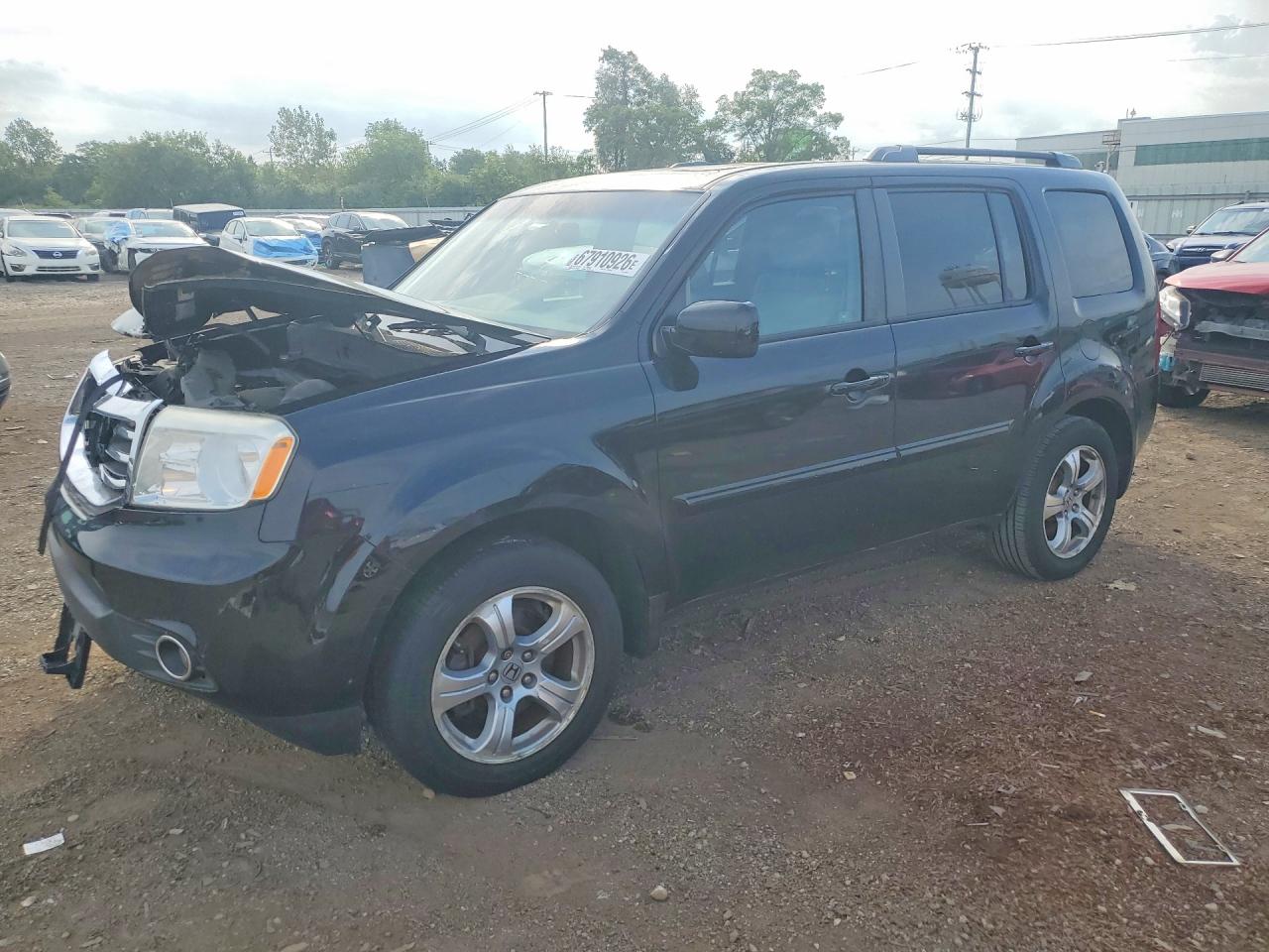 2012 HONDA PILOT EXL | 5FNYF4H5XCB009514 | UPCARS