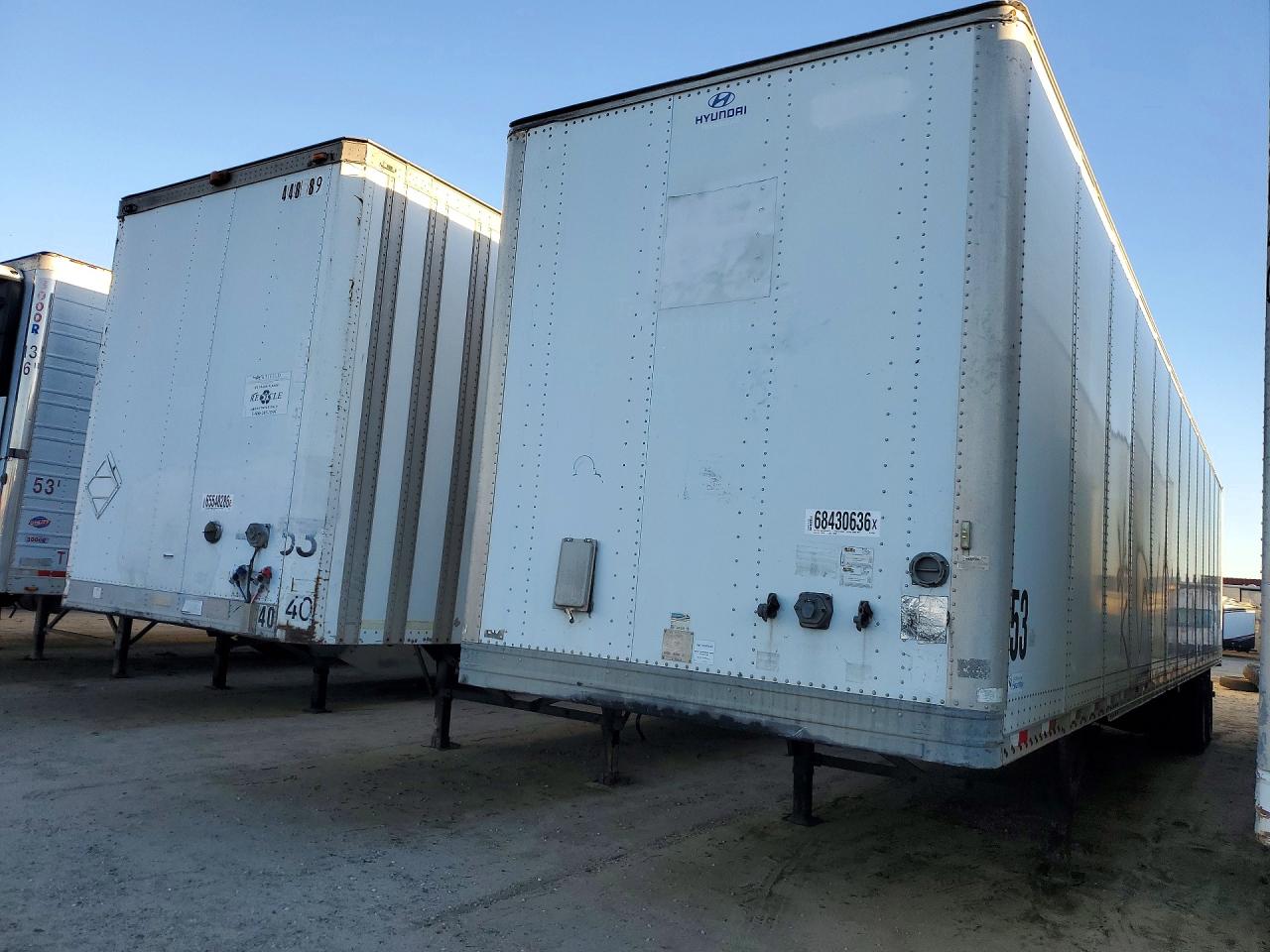 2011 HYUNDAI TRANSLEAD VC2530152-AJS DRY VAN TRAILER | 3H3V532C9BT037038 | UPCARS