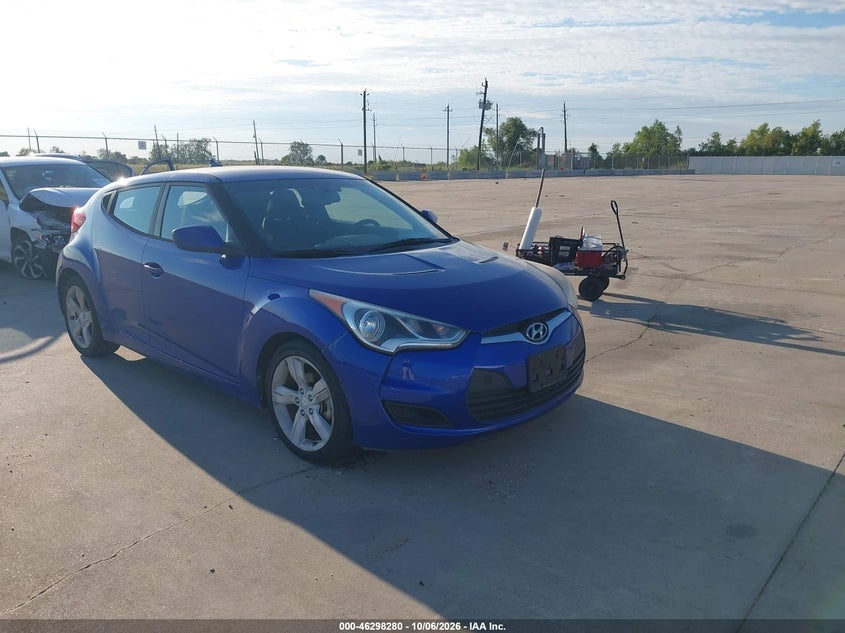 2014 HYUNDAI VELOSTER BASE W/BLACK | KMHTC6AD6EU211210 | UPCARS