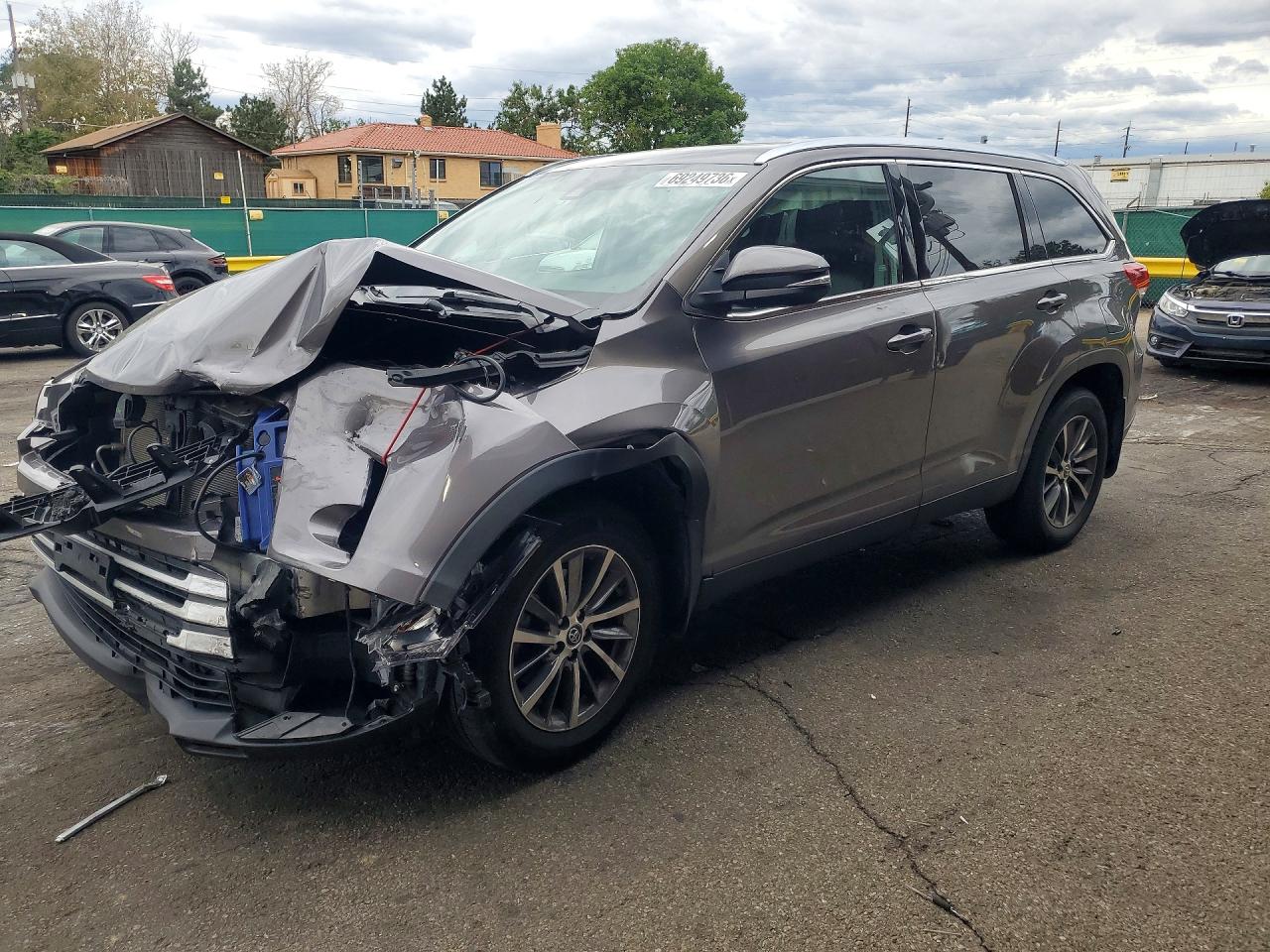 2019 TOYOTA HIGHLANDER XLE | 5TDJZRFH5KS593222 | UPCARS