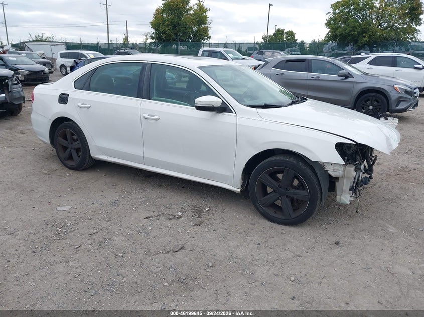 2013 VOLKSWAGEN PASSAT SE W/SUNROOF | 1VWBP7A34DC073783 | UPCARS