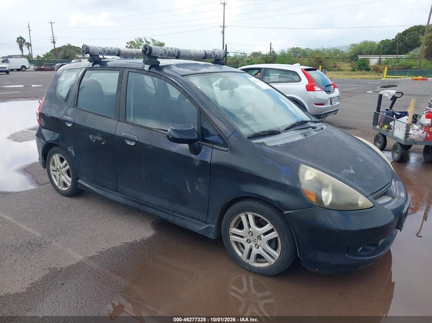 2007 HONDA FIT SPORT | JHMGD38657S037541 | UPCARS