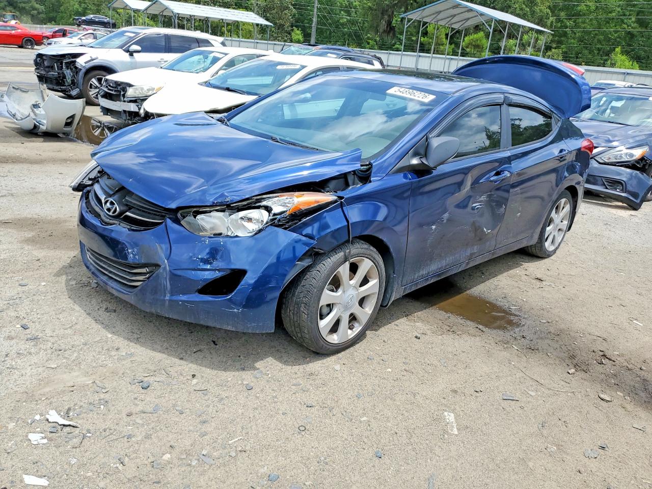 2013 HYUNDAI ELANTRA LIMITED | KMHDH4AE1DU786638 | UPCARS