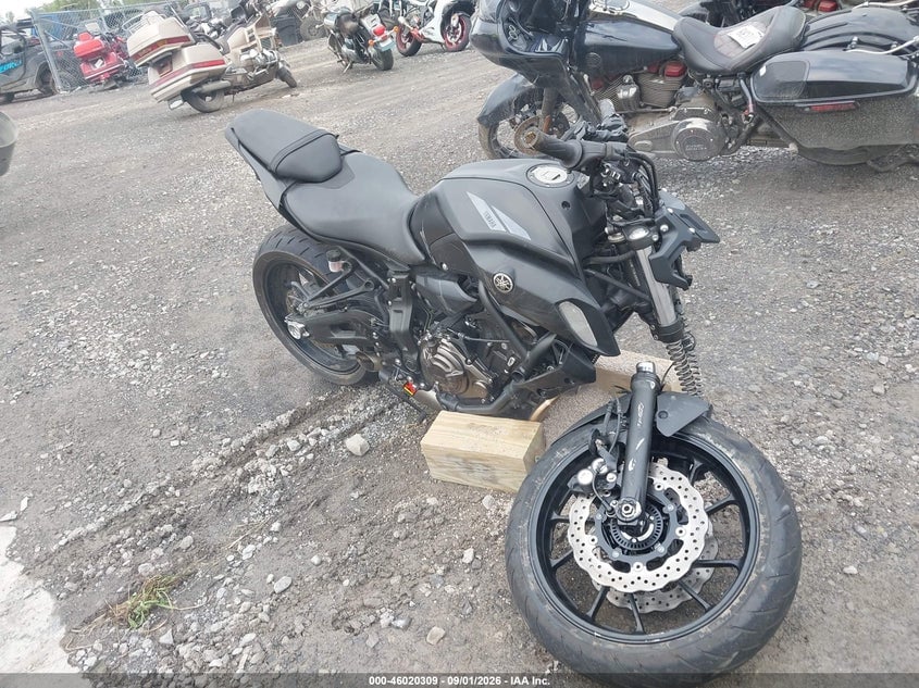 2019 YAMAHA MT07 | JYARM27E0KA004891 | UPCARS