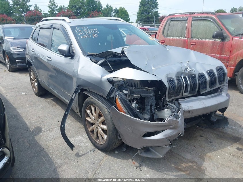 2014 JEEP CHEROKEE LIMITED | 1C4PJLDS5EW318595 | UPCARS