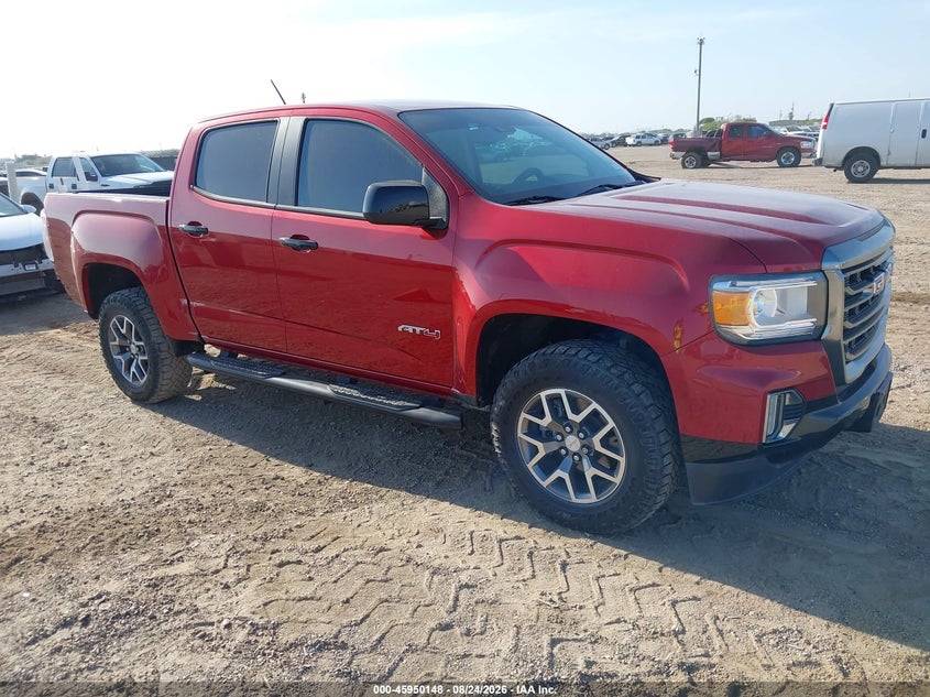 2021 GMC CANYON 4WD  SHORT BOX AT4 - LEATHER | 1GTG6FEN9M1124451 | UPCARS