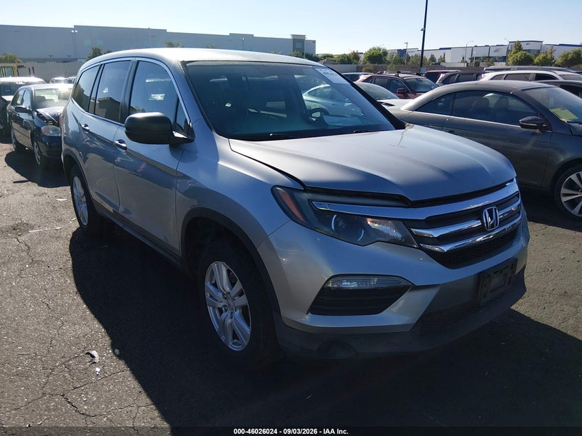 2016 HONDA PILOT LX | 5FNYF5H10GB011975 | UPCARS