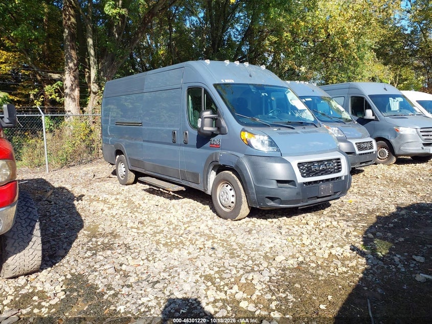 2019 RAM PROMASTER 3500 CARGO VAN HIGH ROOF 159 WB EXT | 3C6URVJG5KE552014 | UPCARS