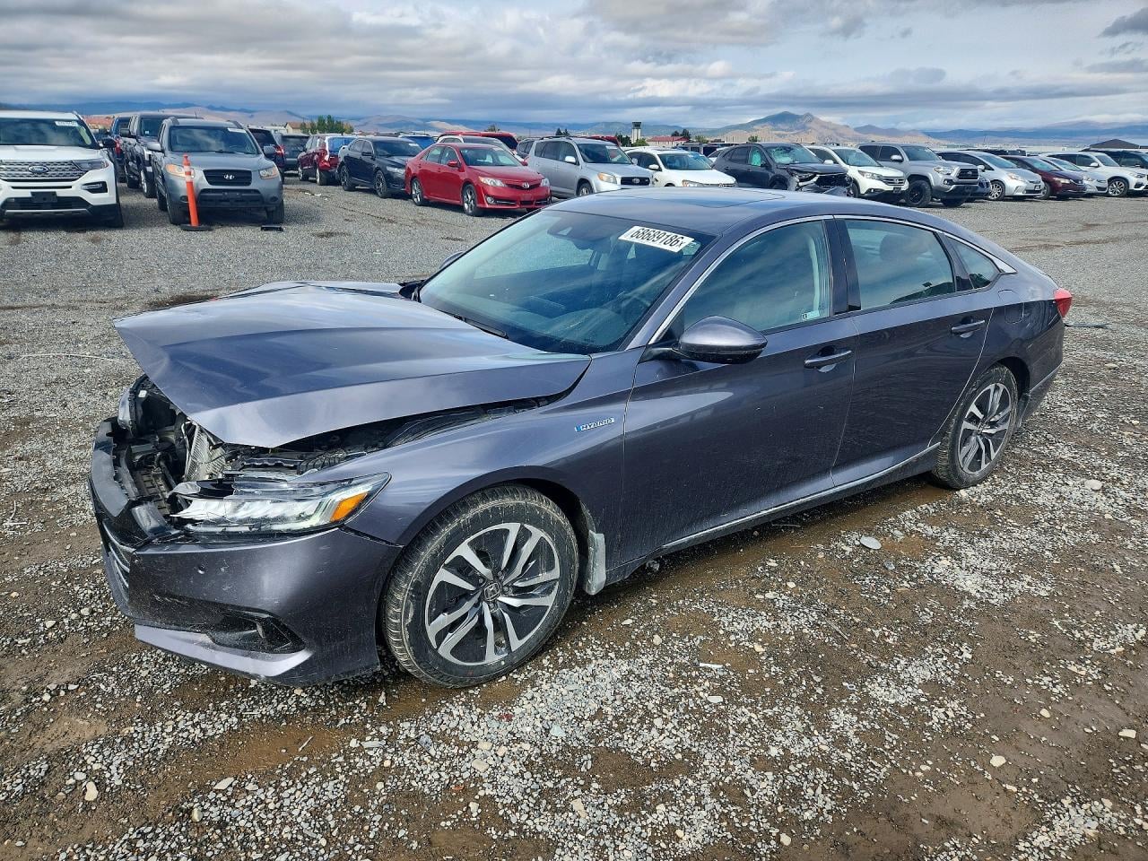 2021 HONDA ACCORD HYBRID EXL | 1HGCV3F56MA013873 | UPCARS