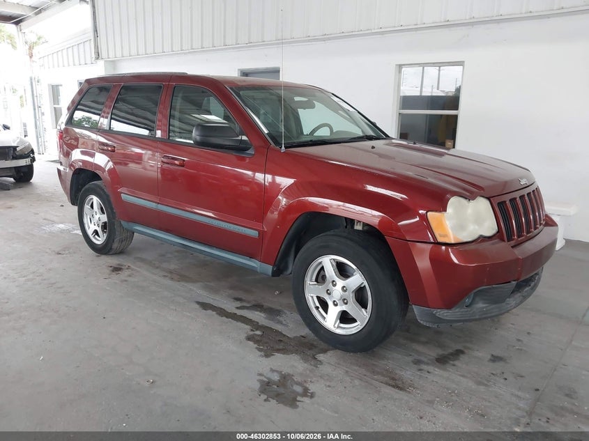 2008 JEEP GRAND CHEROKEE LAREDO | 1J8GS48K18C130264 | UPCARS