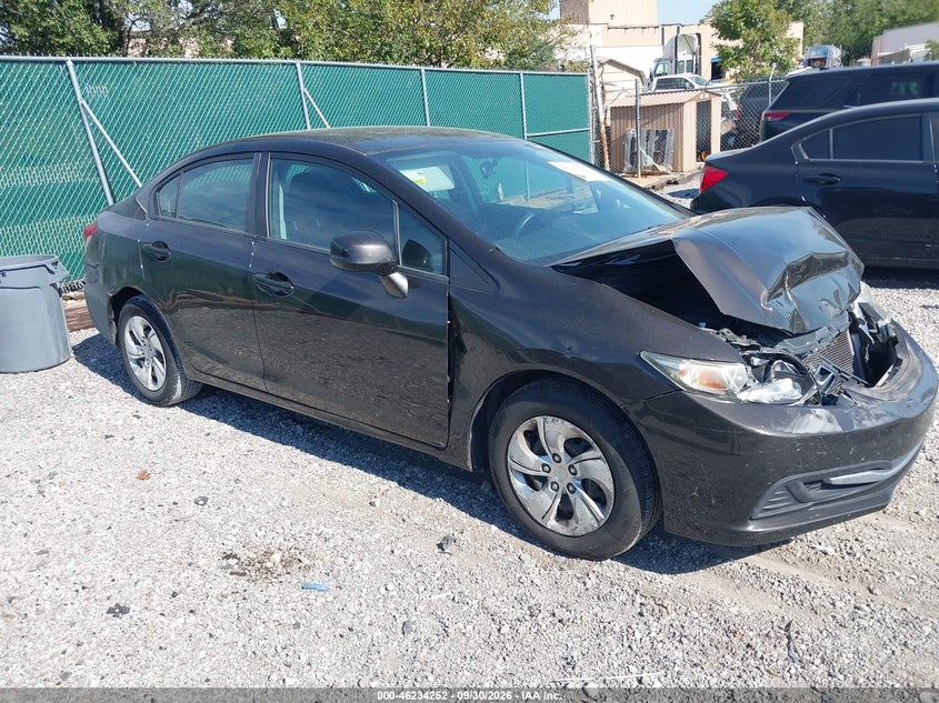 2013 HONDA CIVIC LX | 2HGFB2F52DH601173 | UPCARS