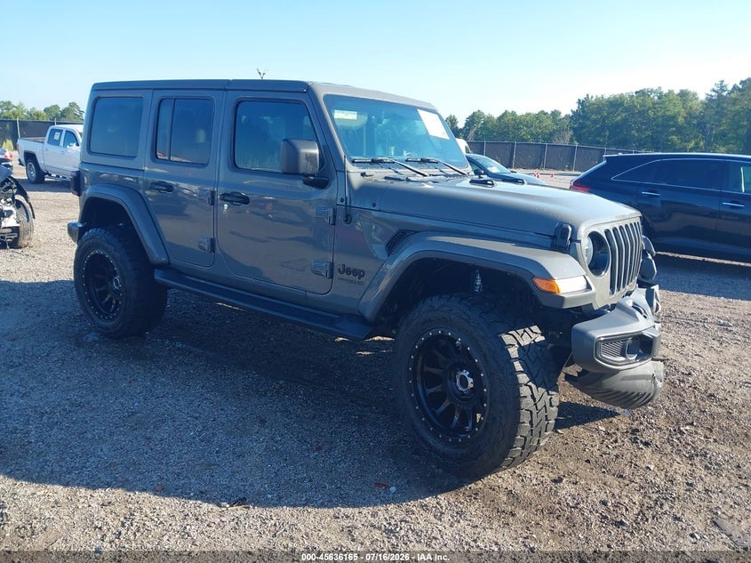 2019 JEEP WRANGLER UNLIMITED SAHARA ALTITUDE 4X4 | 1C4HJXEN7KW661697 | UPCARS