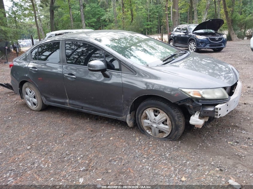 2013 HONDA CIVIC LX | 2HGFB2F51DH580204 | UPCARS