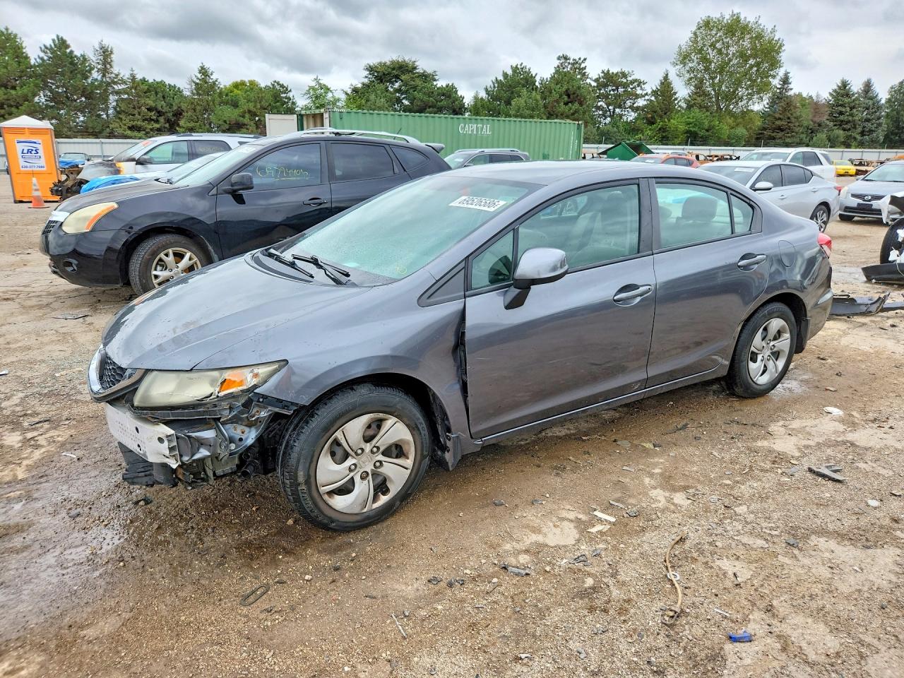 2013 HONDA CIVIC LX | 19XFB2F53DE004141 | UPCARS