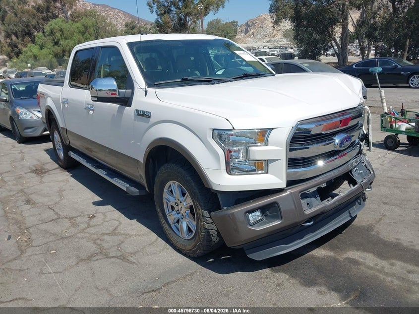 2016 FORD F-150 LARIAT | 1FTEW1EF3GKE15450 | UPCARS