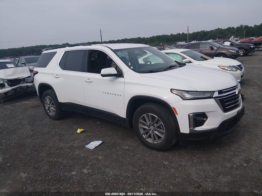 2022 CHEVROLET TRAVERSE AWD LT LEATHER | 1GNEVHKW1NJ177852 | UPCARS