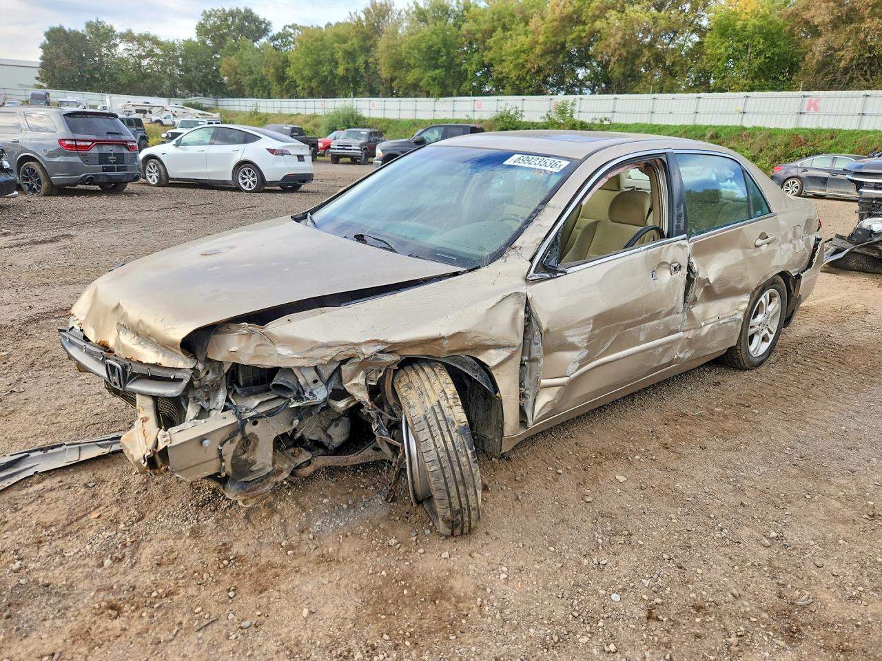2007 HONDA ACCORD EX | 1HGCM567X7A156507 | UPCARS